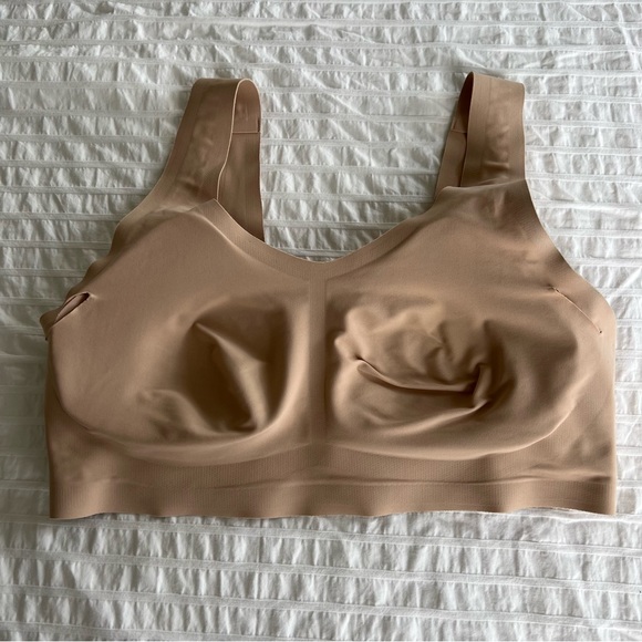 NWOT Aerie SMOOTHEZ Padded Scoop Bralette in Nude, L - Picture 8 of 12
